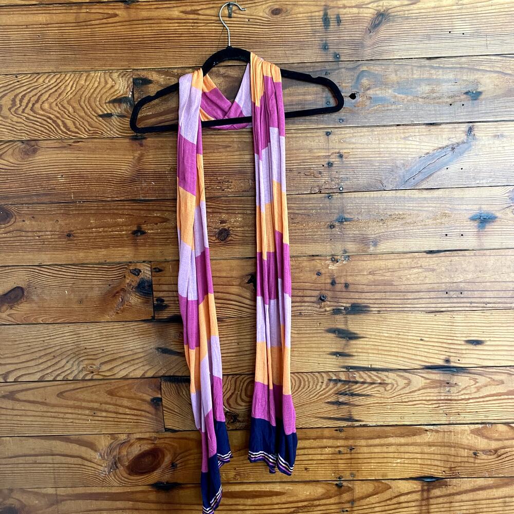 Fraas Skinny Scarf in Pink, Purple, Orange